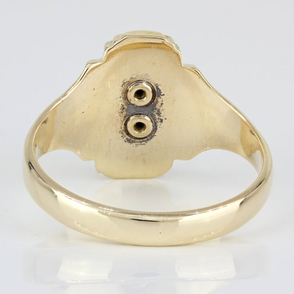 Vintage 10k Yellow Gold Class Ring from Wendall Phillips High 1961 by Jostens - Picture 5 of 8